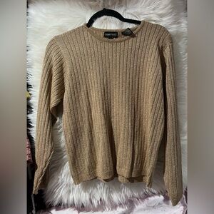 JEANNE PIERRE womens Gold Crewneck long sleeve shirt